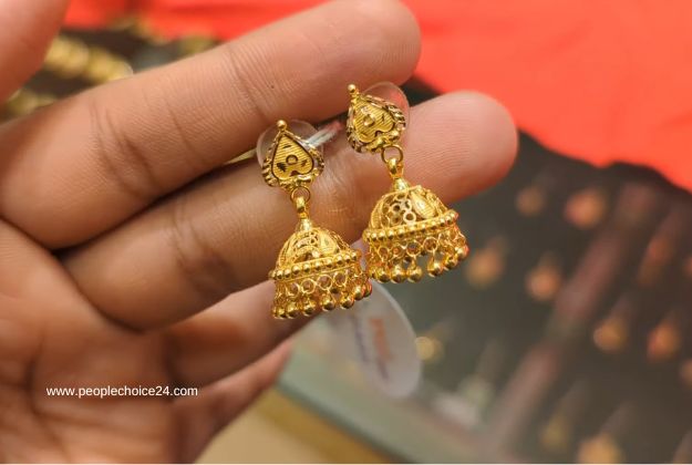 Latest jhumka designs in gold 