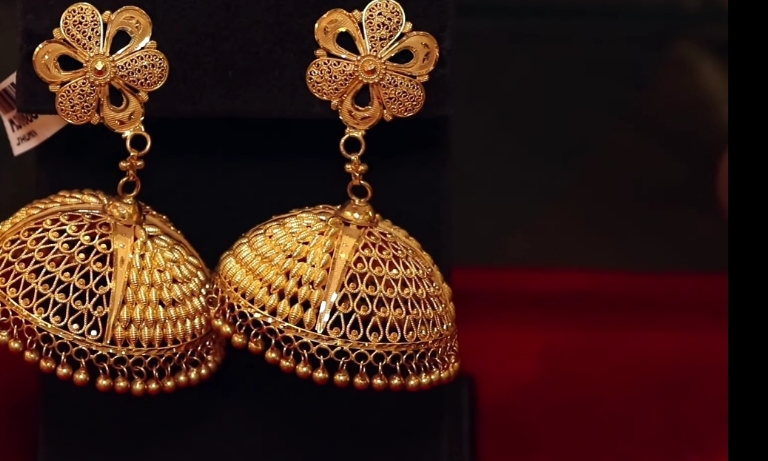 Collection of Bridal Jhumka Gold Earrings