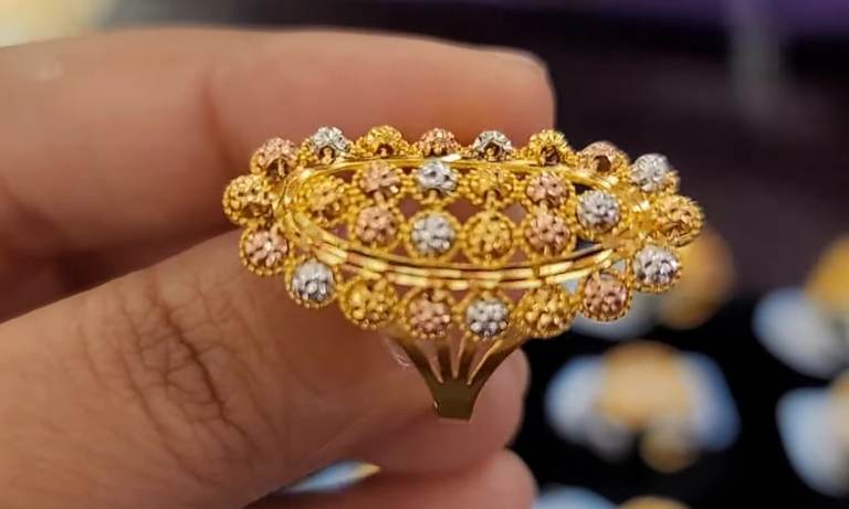 22k gold ring price in dubai