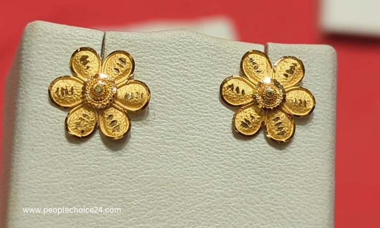 1 gram gold earrings