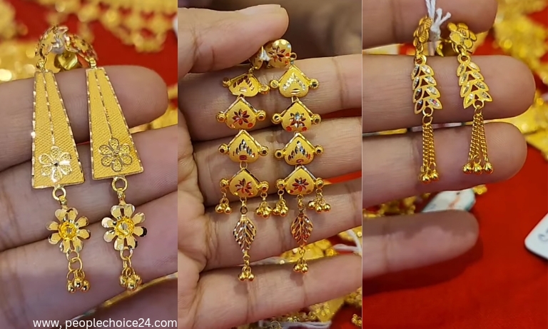 Gold Earrings Collection