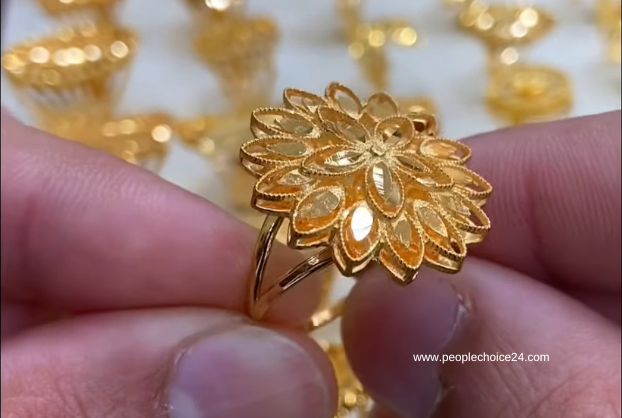 Dubai Gold Ring Designs 