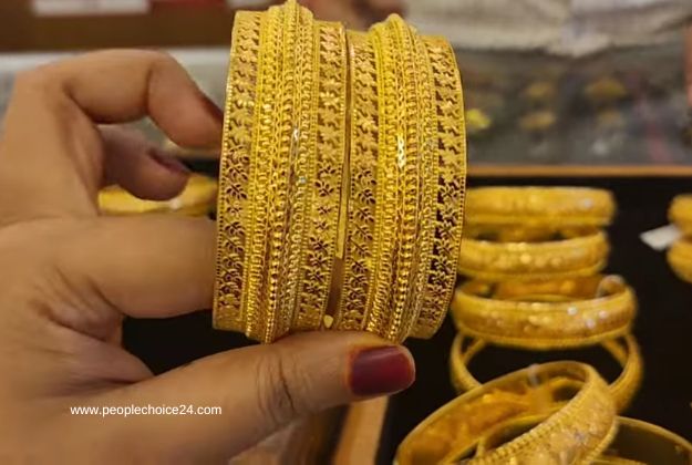 Bridal gold bangle with price 