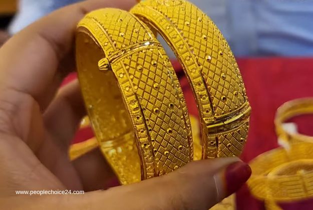 50 grams 22k gold bangle design 