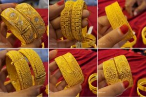 Latest 22k Bridal Gold Bangle Designs with Price