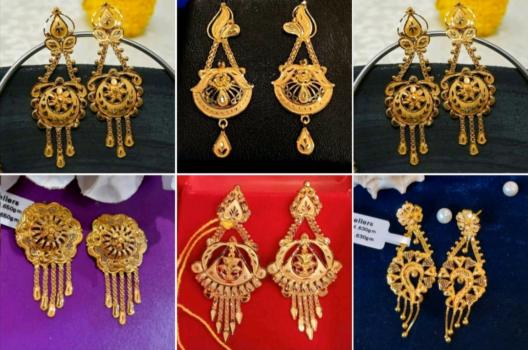 5 Latest Gold Earrings for Daily Use