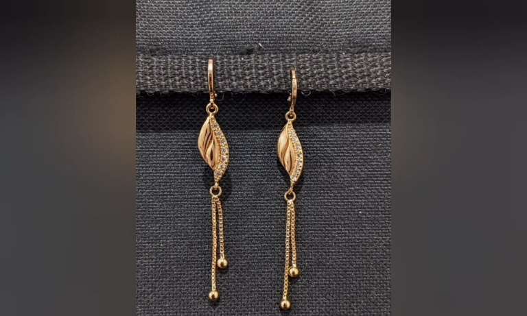 5 Gram Gold Earrings New Design