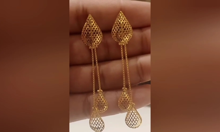 5 Gram Gold Earrings New Design