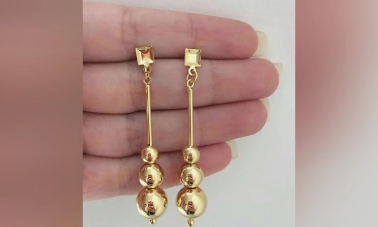 5 Gram Gold Earrings New Design