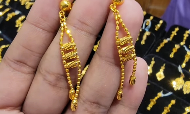 Gold Earrings for Girls