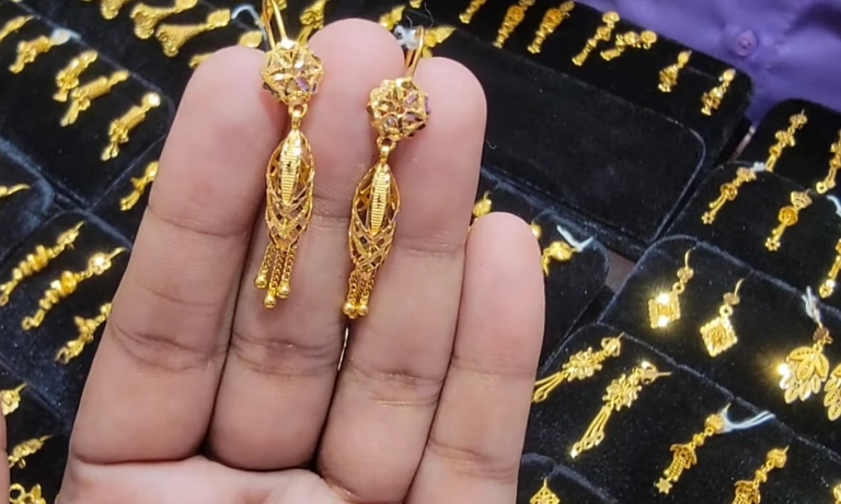 Gold Earrings for Girls