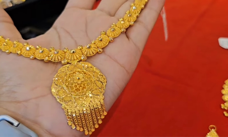 gold necklace for marriage