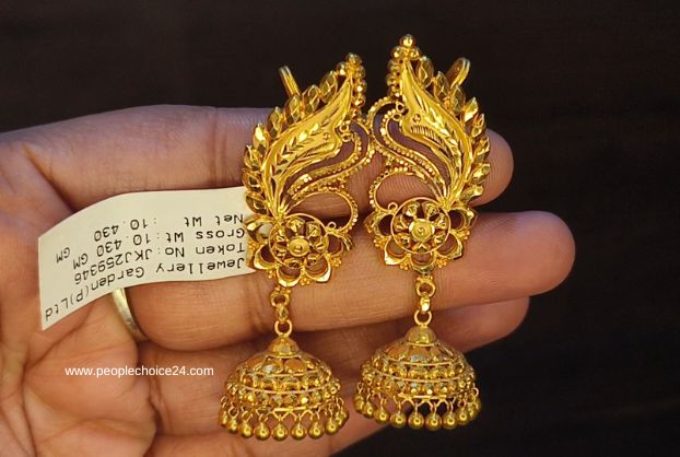 Eye Catching gold jhumka collection 