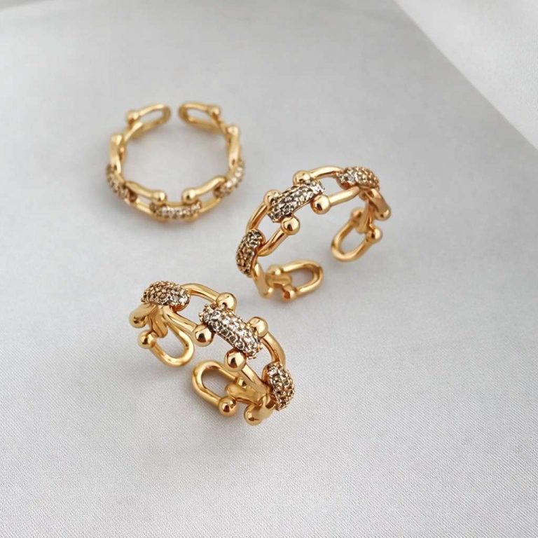 Gold Chain Design Ring