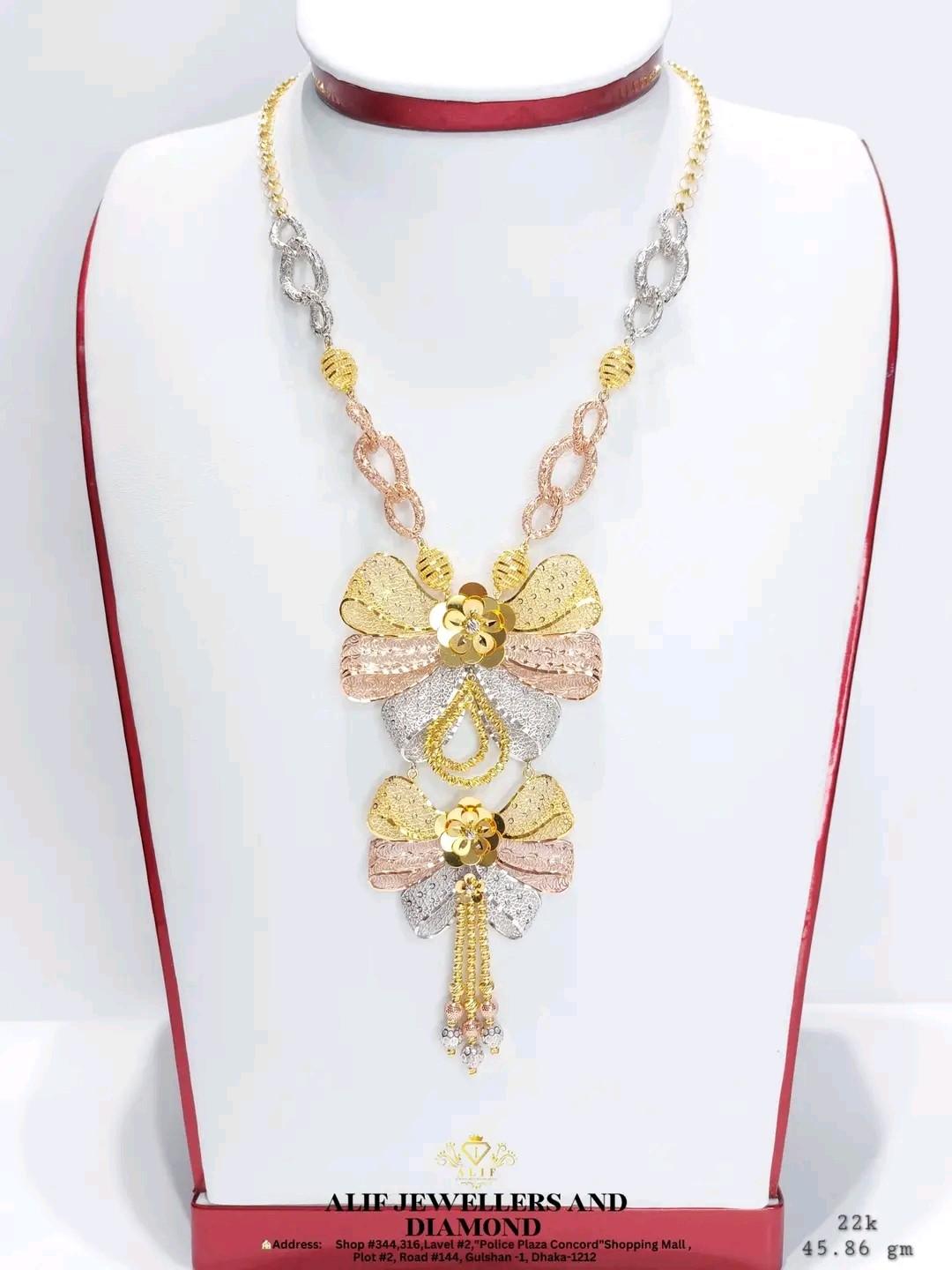 gold necklace price 