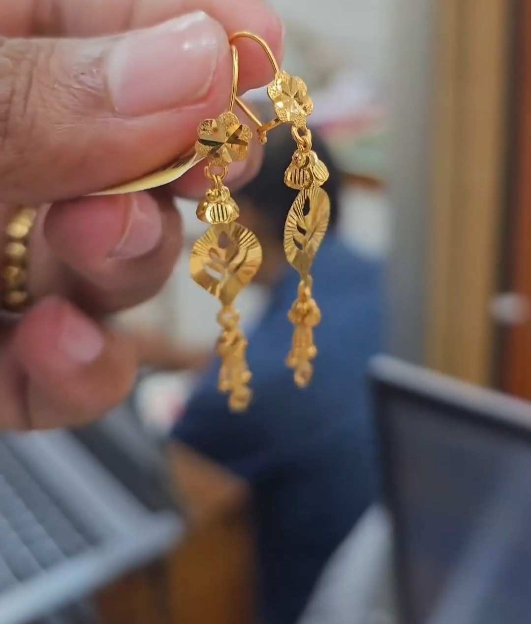 22K Gold Earrings