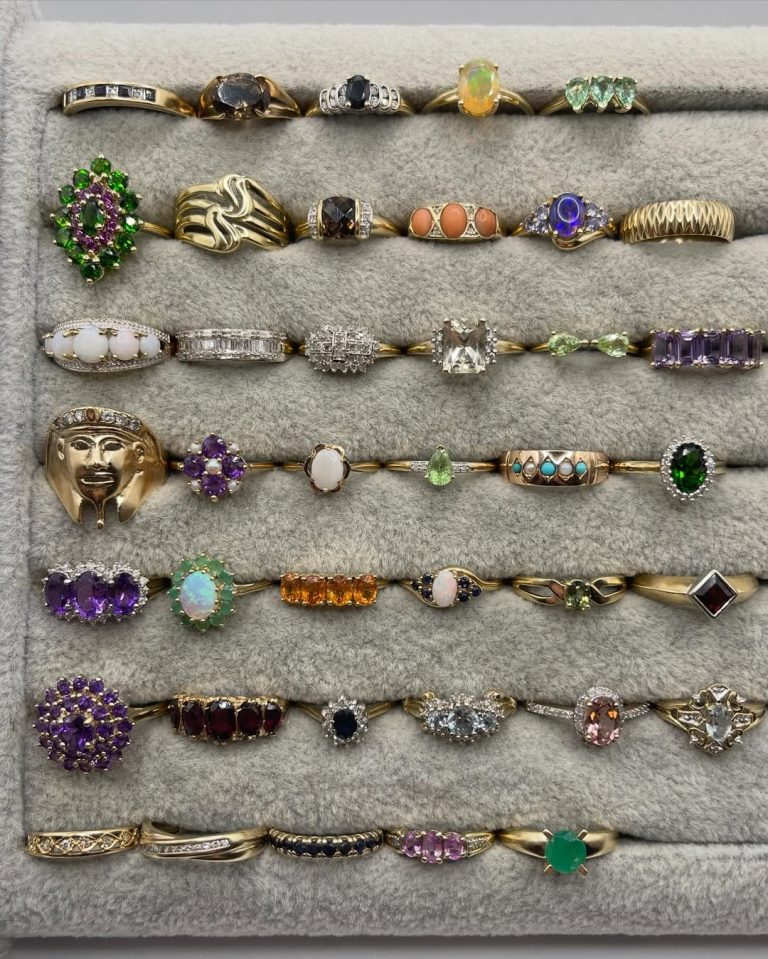 Gold and Gemstone Ring Designs