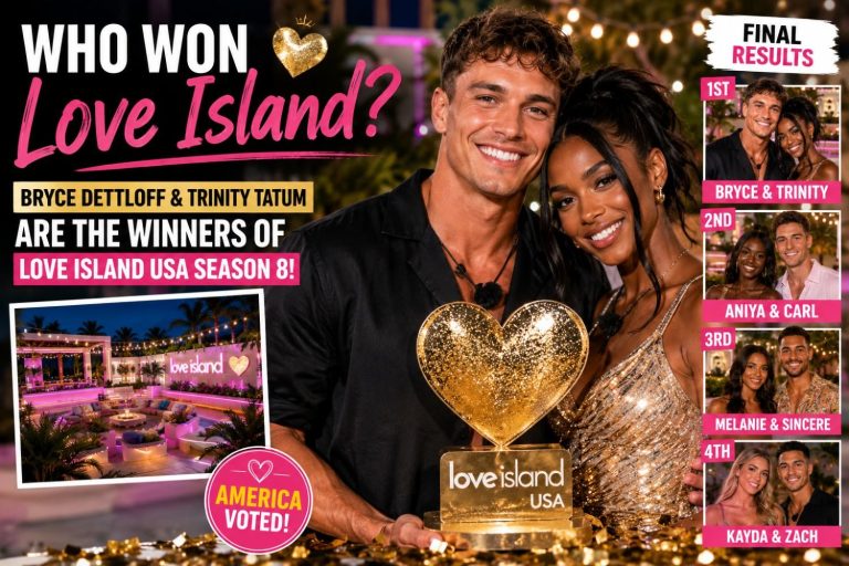 Who Won Love Island USA Season 8? Bryce Dettloff and Trinity Tatum Crowned the Winning Couple