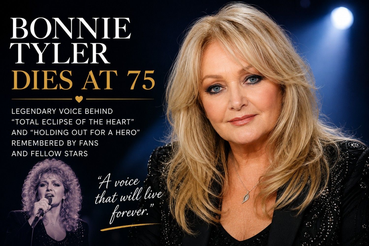 Bonnie Tyler Dies at 75: ‘Total Eclipse of the Heart’ Singer Leaves Behind an Unforgettable Legacy