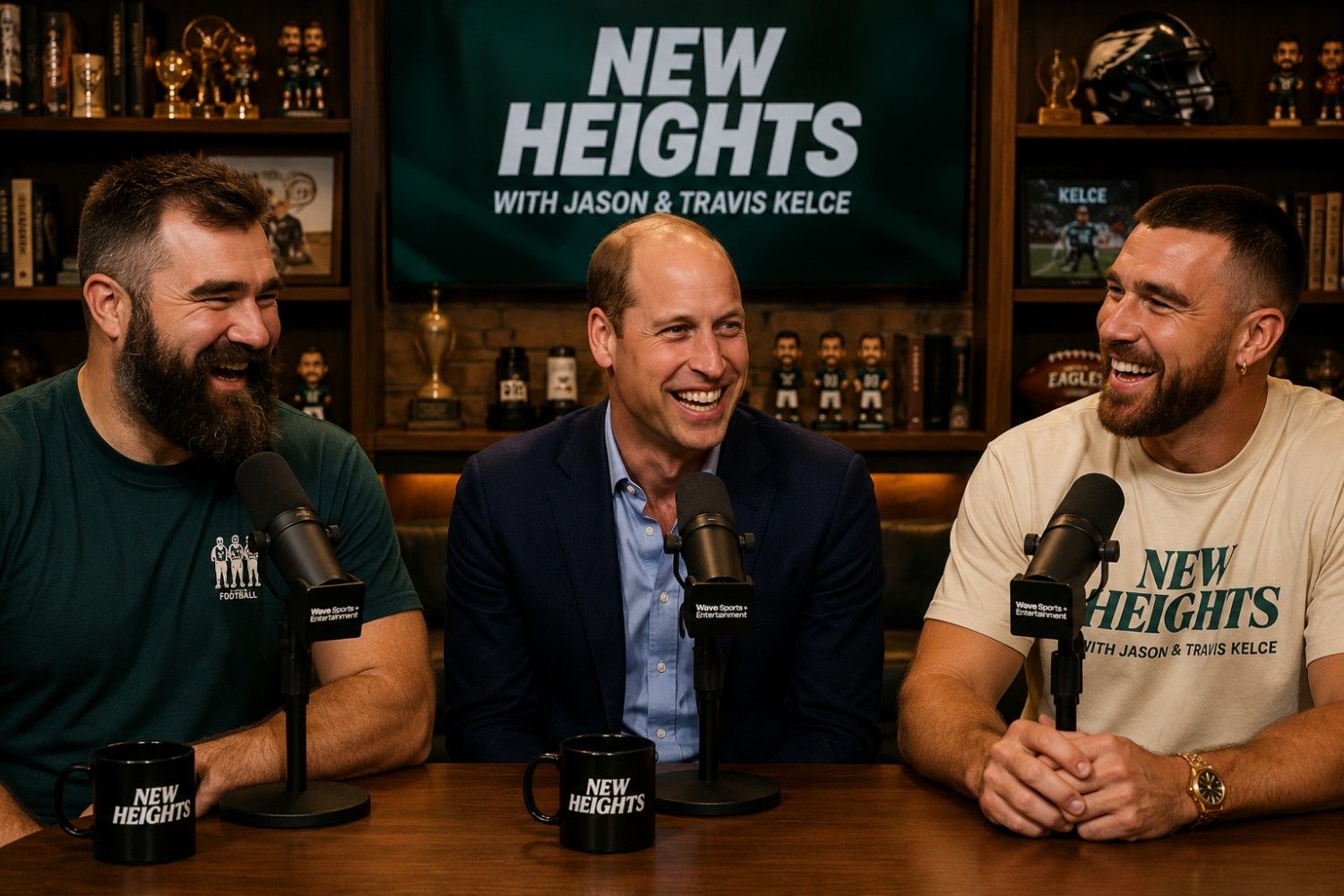 Prince William Surprises Fans With Special Podcast Appearance Alongside Travis and Jason Kelce
