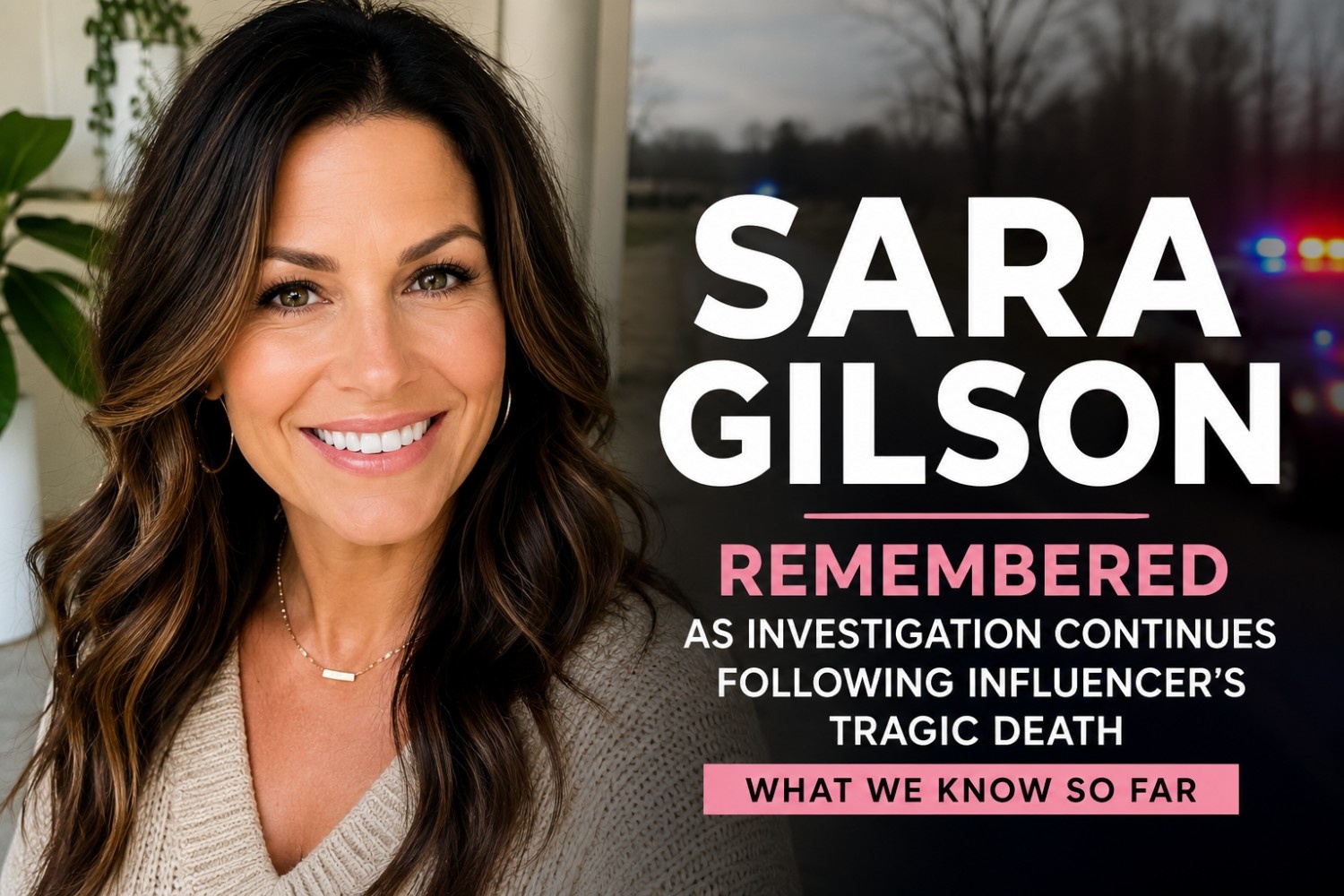 Sara Gilson Remembered as Investigation Continues Following Influencer's Tragic Death