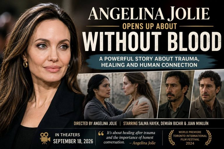Angelina Jolie Opens Up About ‘Without Blood’ and Its Powerful Message of Healing