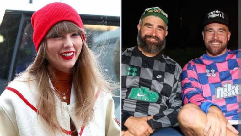 Jason Kelce waking up Taylor Swift
